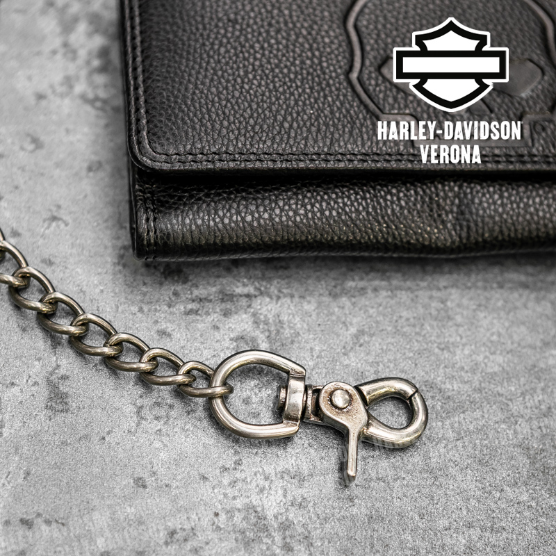 Portafoglio con catena Harley-Davidson® Trucker Willie G Skull - immagine 4