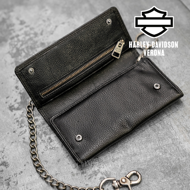 Portafoglio con catena Harley-Davidson® Trucker Willie G Skull - immagine 6