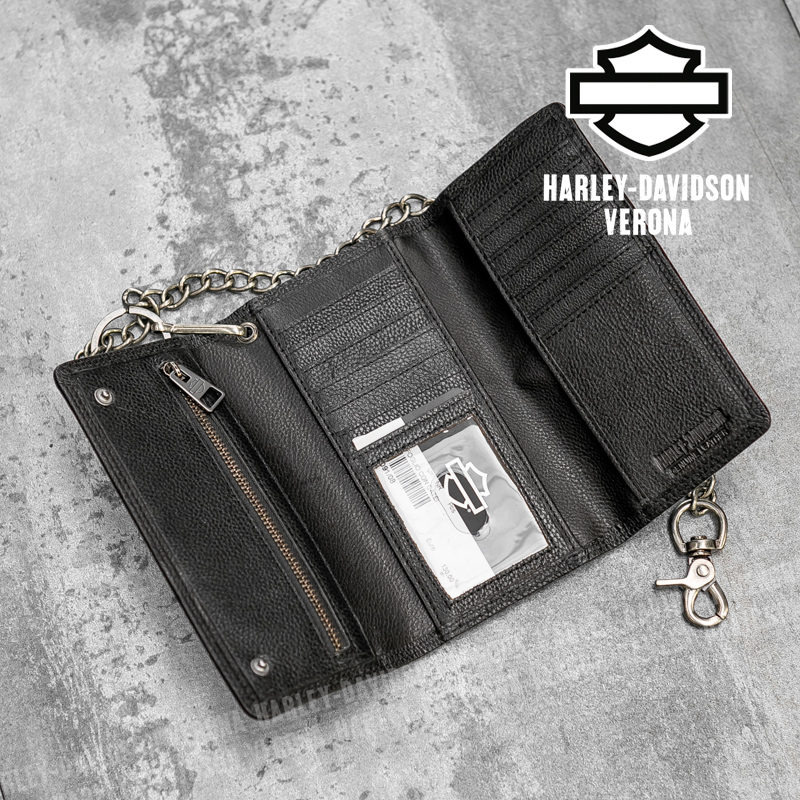 Portafoglio con catena Harley-Davidson® Trucker Willie G Skull - immagine 8