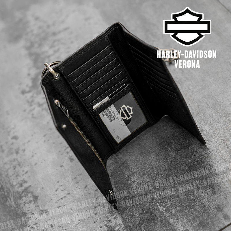 Portafoglio con catena Harley-Davidson® Trucker Willie G Skull - immagine 9