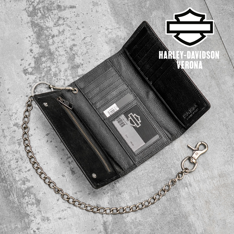 Portafoglio con catena Harley-Davidson® Trucker Open B&S - immagine 5