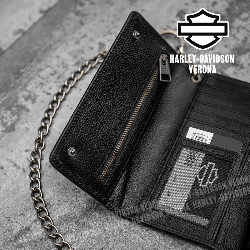 Portafoglio con catena Harley-Davidson® Trucker Open B&S - immagine 7