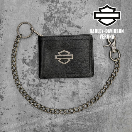 Portafoglio con catena Harley-Davidson® Open B&S Slim