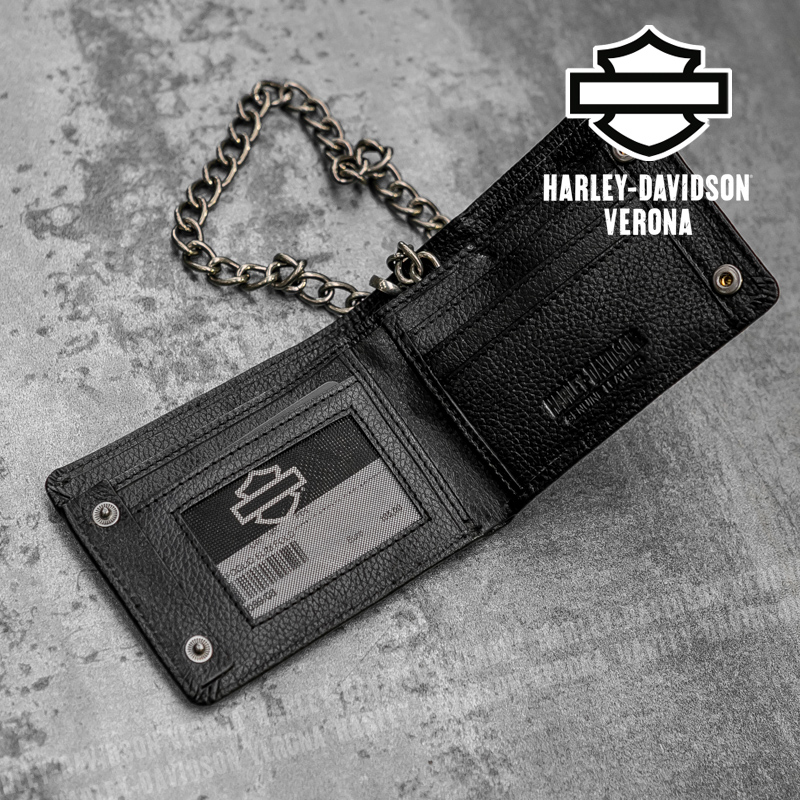 Portafoglio con catena Harley-Davidson® Open B&S Slim - immagine 6
