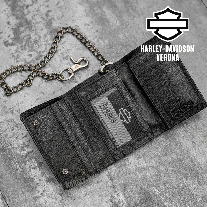 Portafoglio con catena Harley-Davidson® Open B&S Med - immagine 7