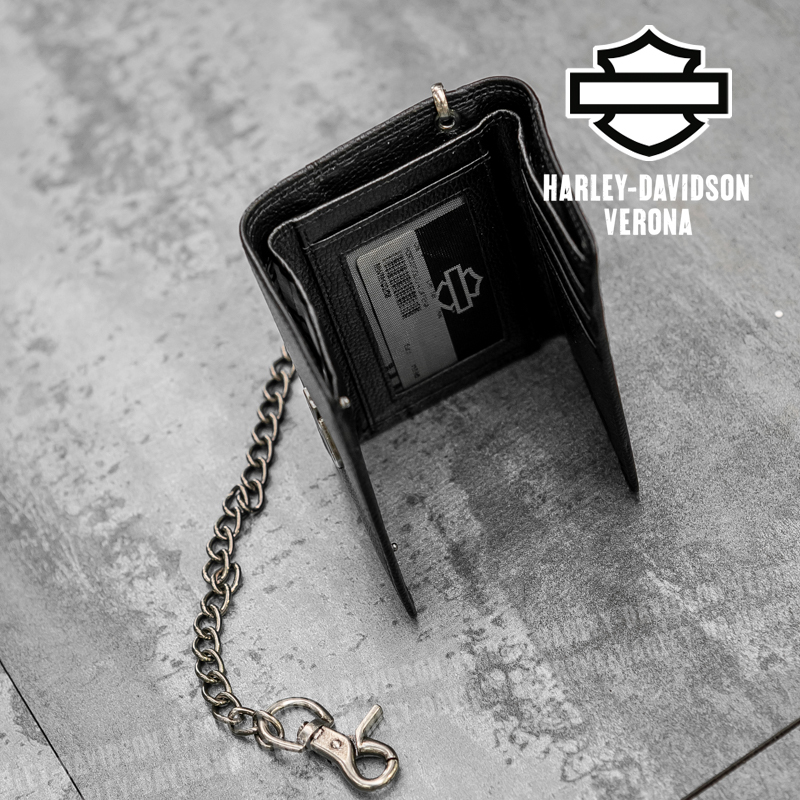 Portafoglio con catena Harley-Davidson® Open B&S Med - immagine 8