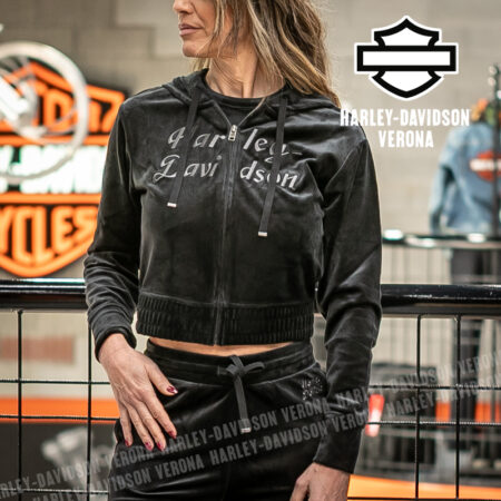 Felpa con cappuccio Harley-Davidson® Velvet Black