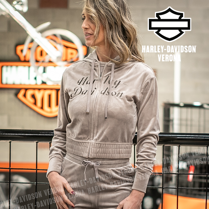 Felpa con cappuccio Harley-Davidson® Velvet Cinder