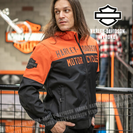 Giacca Windstopper con cappuccio Harley-Davidson® Idyl Colorblocked