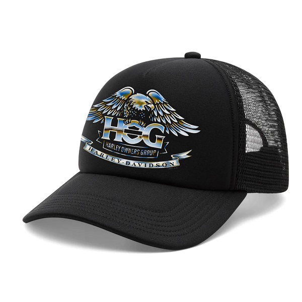 Cappellino Harley-Davidson® Trucker Electric Eagle H.O.G.