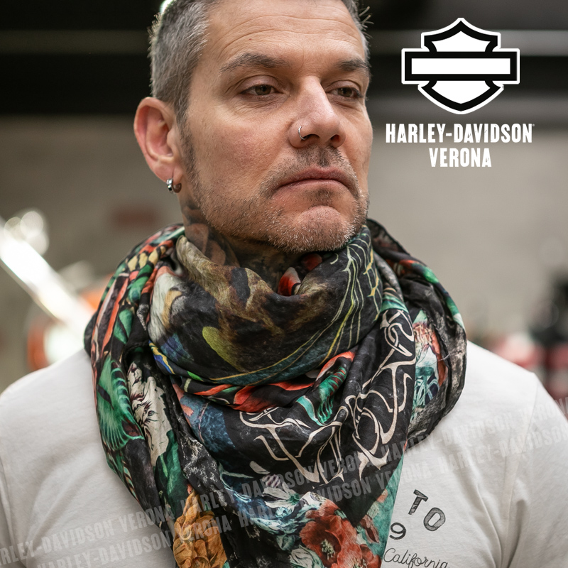 Foulard Rude Riders Skull & Butterflies - immagine 2