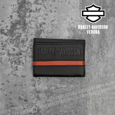 Portafoglio Harley-Davidson® Center Block Trifold Orange