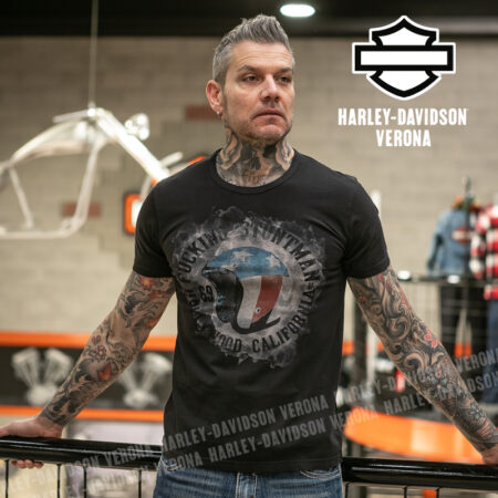 T-shirt Rude Riders Hollywood Stuntman Black