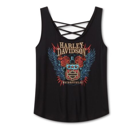 Canotta Harley-Davidson® Bling Road Trip - Harley Black
