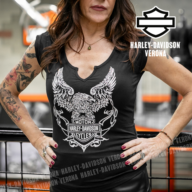 Top Harley-Davidson® Bling Born to Fly - Harley Black