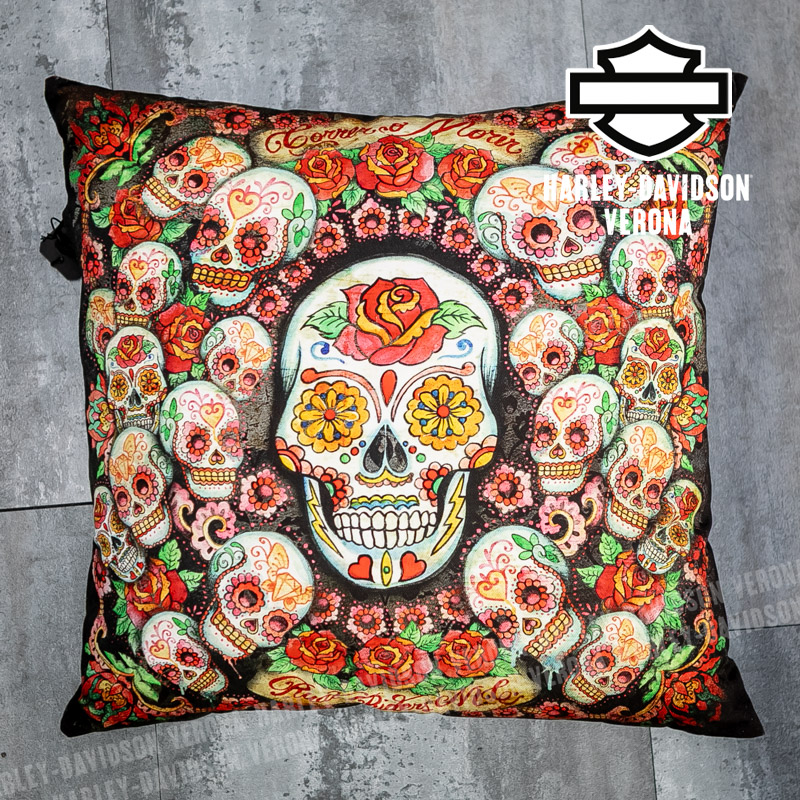 Cuscino Rude Riders Calavera