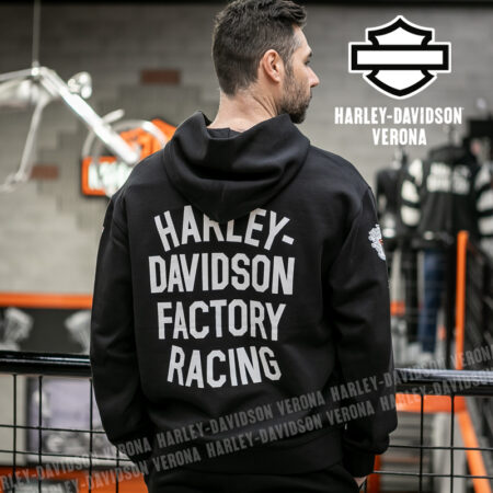 Felpa unisex con cappuccio Harley-Davidson® Factory Racing Team - Black
