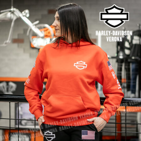 Felpa unisex con cappuccio Harley-Davidson® Factory Racing Team - Orange