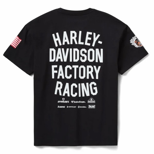 T-Shirt unisex Harley-Davidson® Factory Racing Team - Black