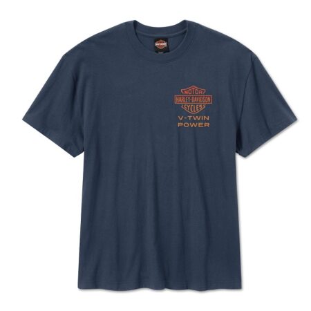 T-shirt Harley-Davidson® Engine Twins - Indigo Mood