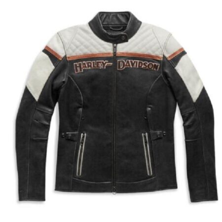 Giacca da moto in pelle Harley-Davidson® Miss Enthusiast III