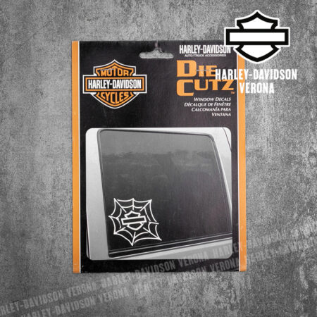 Adesivo Harley-Davidson® WHITE B&S W/SPIDERWEB LASSIC GRAPHIX