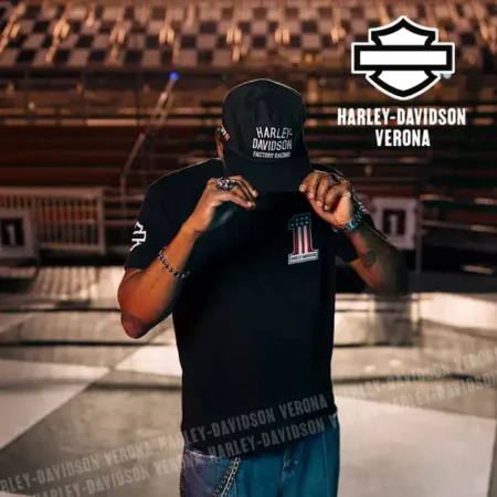 T-Shirt Harley-Davidson® Factory Racing Team #1 - Black