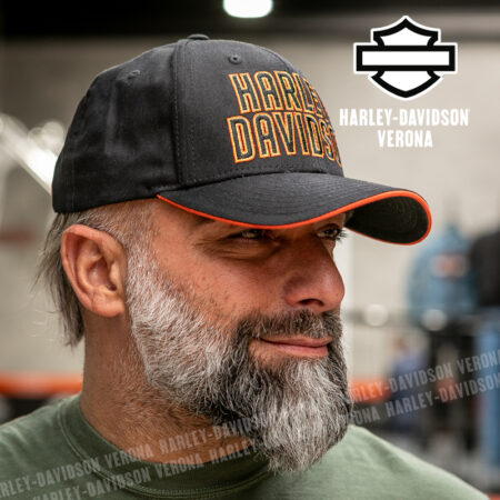 Cappellino H-D® Verona Signage Black Orange