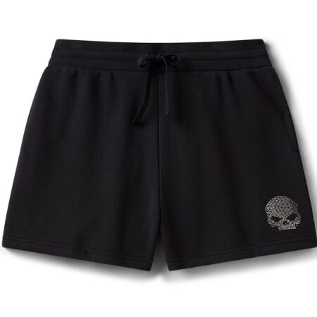 Pantaloncini Harley-Davidson® Willie G Skull Bling - Harley Black