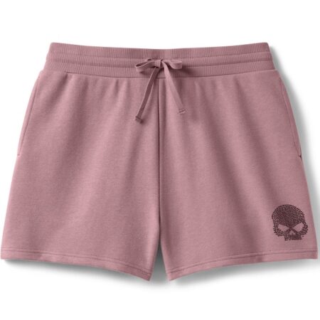 Pantaloncini Harley-Davidson® Willie G Skull Bling - Nostalgic Pink