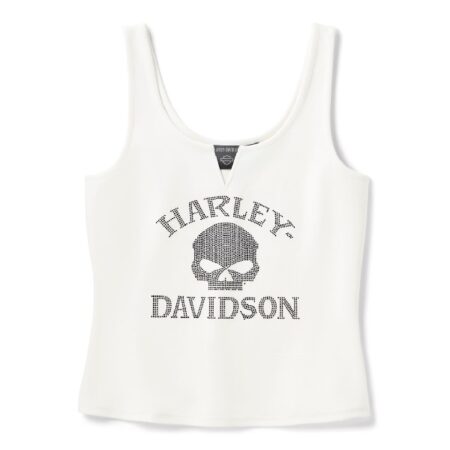 Canotta Harley-Davidson® Willie G Skull Bling - Cloud Dancer