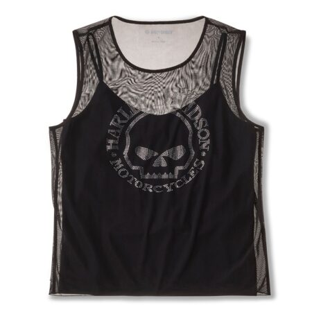 Top in rete Harley-Davidson® Willie G Skull Bling – Harley Black