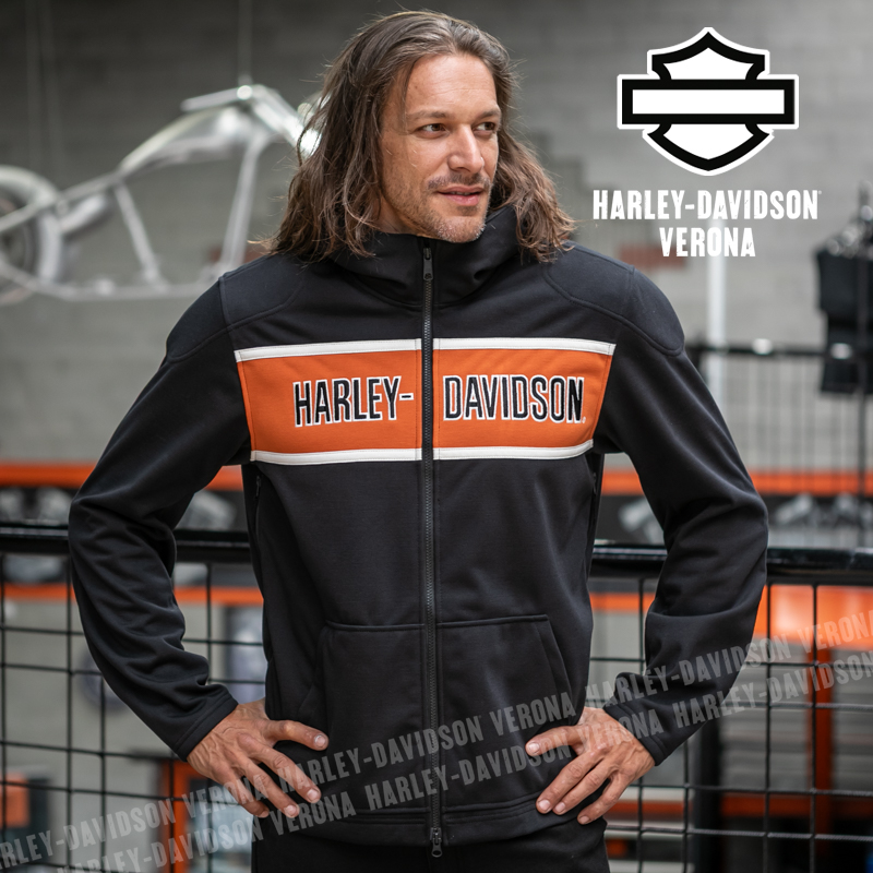 Giacca felpa da moto Harley-Davidson® Trenton Deflector 2.0