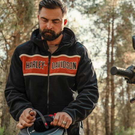 Giacca felpa da moto Harley-Davidson® Trenton Deflector 2.0