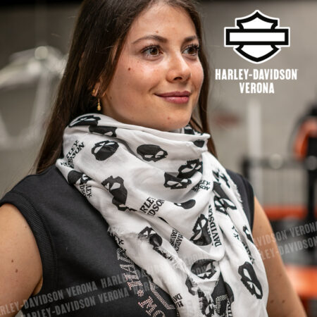 Foulard Harley-Davidson® Willie G - Cloud Dancer / Harley Black