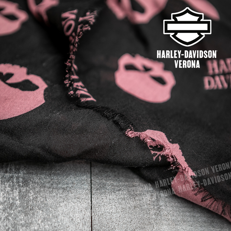 Foulard Harley-Davidson® Willie G - Harley Black / Nostalgic Pink - immagine 4