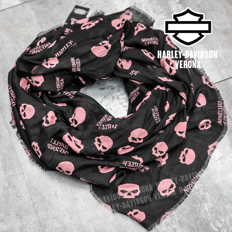 Foulard Harley-Davidson® Willie G - Harley Black / Nostalgic Pink - immagine 3