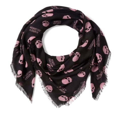 Foulard Harley-Davidson® Willie G - Harley Black / Nostalgic Pink