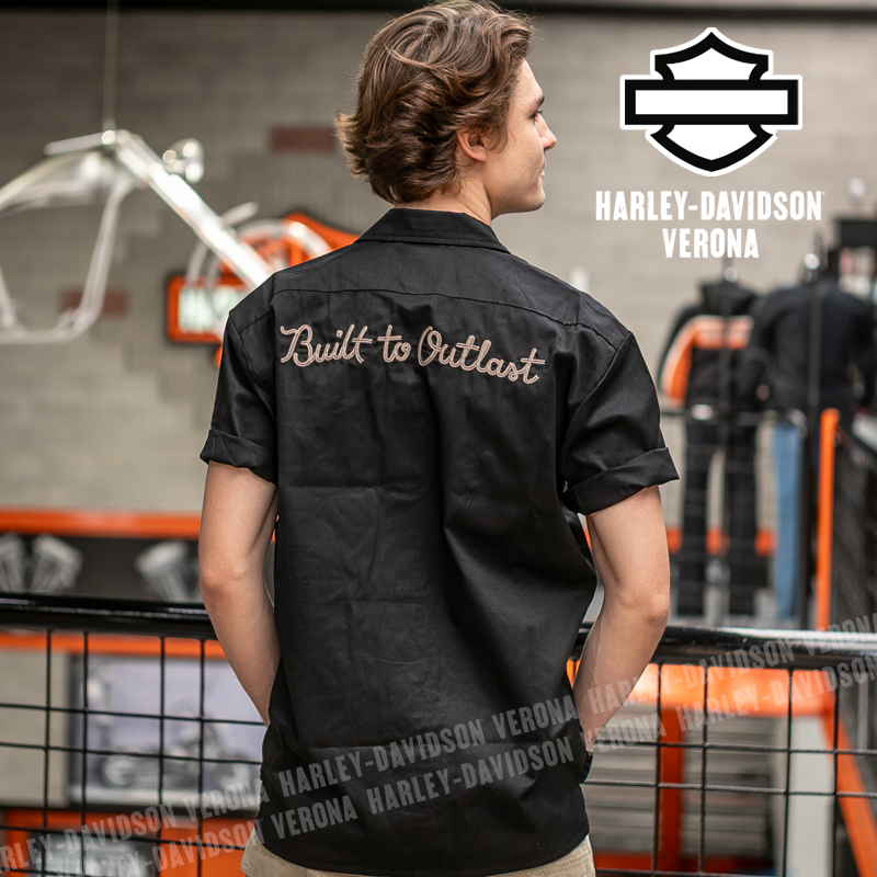 Camicia da lavoro Dickies® x Harley-Davidson® Build to Outlast - Black