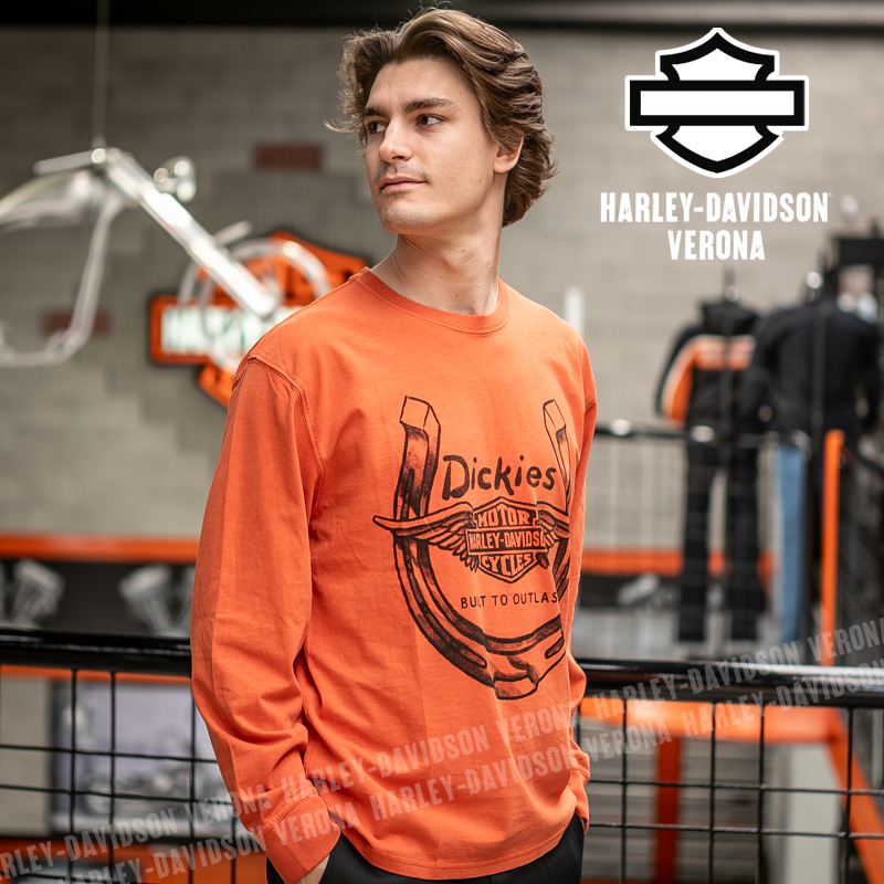 Dickies® x Harley-Davidson® Winged Horseshoe Long Sleeve Shirt