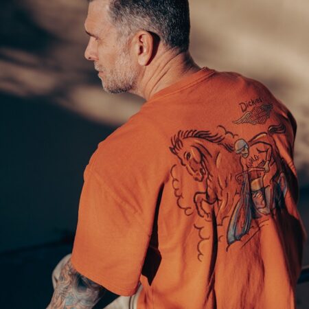 T-shirt Dickies® x Harley-Davidson® Horsepower Heavyweight - Vintage Orange