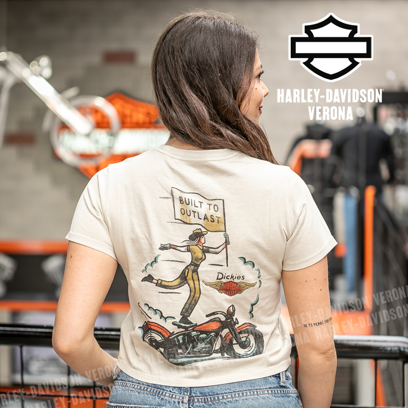T-shirt Dickies® x Harley-Davidson® Vintage Cowgirl Boxy Fit
