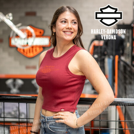 Canotta Dickies® x Harley-Davidson® Winged Bar & Shield - Tibetan Red