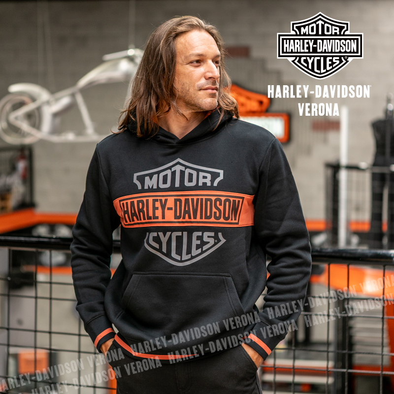 Felpa con cappuccio Harley-Davidson® Essential Bar & Shield