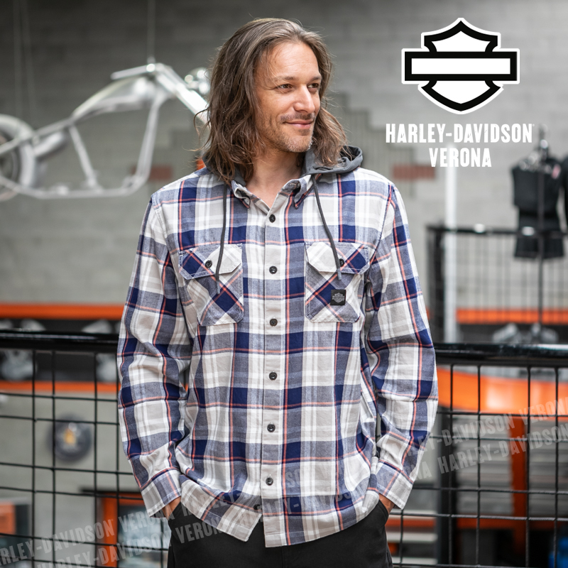 Camicia con cappuccio Harley-Davidson® Essential Metal Bound