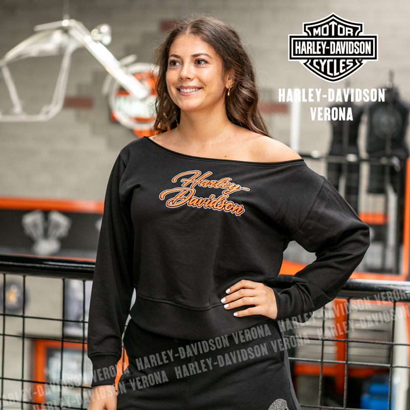 Felpa con spalle scoperte Harley-Davidson® Essential