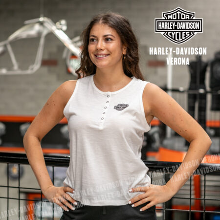 Canotta Harley-Davidson® Essential Henley - Cloud Dancer