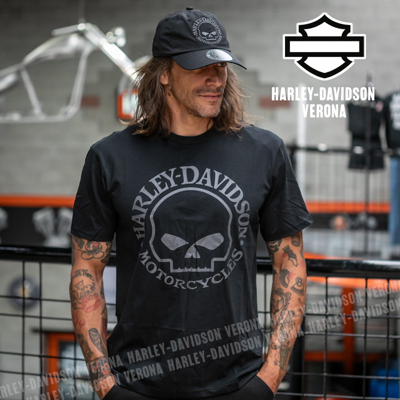 Set t-shirt e cappellino Harley-Davidson® Willie G Skull