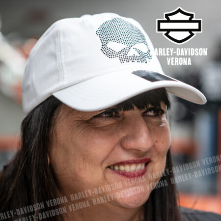 Cappellino Harley-Davidson® Willie G Bling Skull – Cloud Dancer