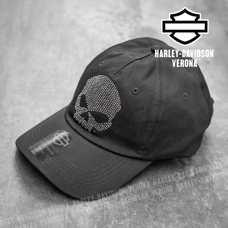 Cappellino Harley-Davidson® Willie G Bling Skull - Harley Black